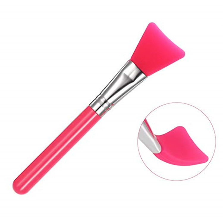 6pcs Silicone Makeup Brush Set Facial Mask Foundation Brushes Eyeshadow Eyebrow Brush Kit